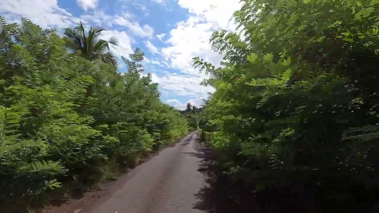 Comores Grande Comore Route Chindini vers Démbeni, Gopro / The Comoros Ngazidja Road to Dembeni