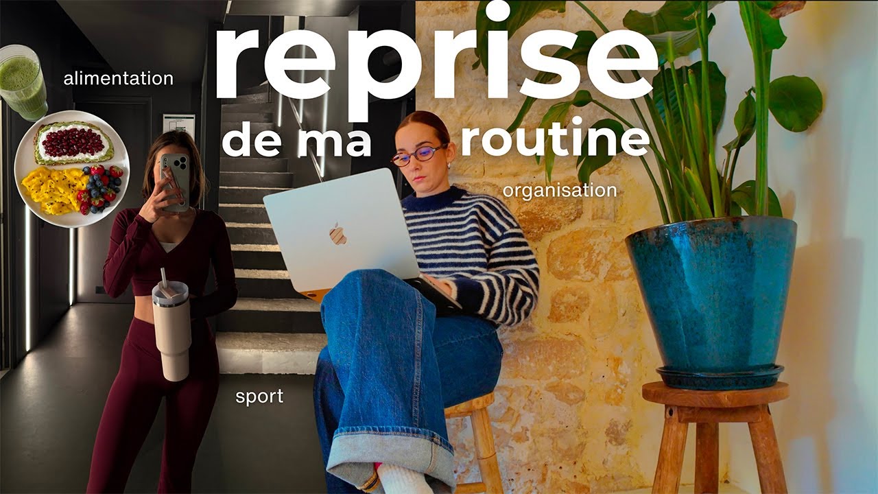 Ma routine motivation : sport, alimentation & romantiser sa vie ✨