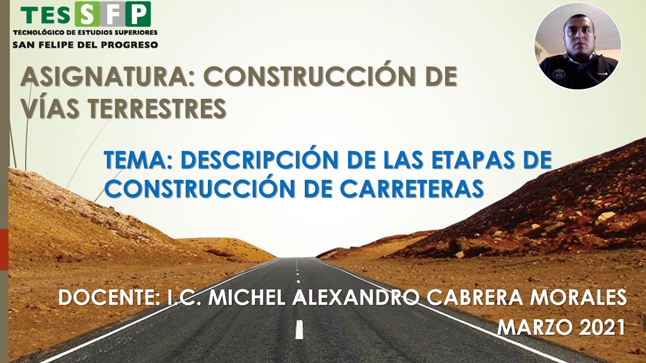 Descripción de las Etapas de Construcción de Carreteras