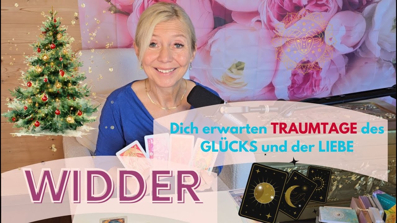 WIDDER-Dich erwarten TRAUMTAGE des Glücks und der LIEBE🥰💃❤️🌟21.-27.12.25