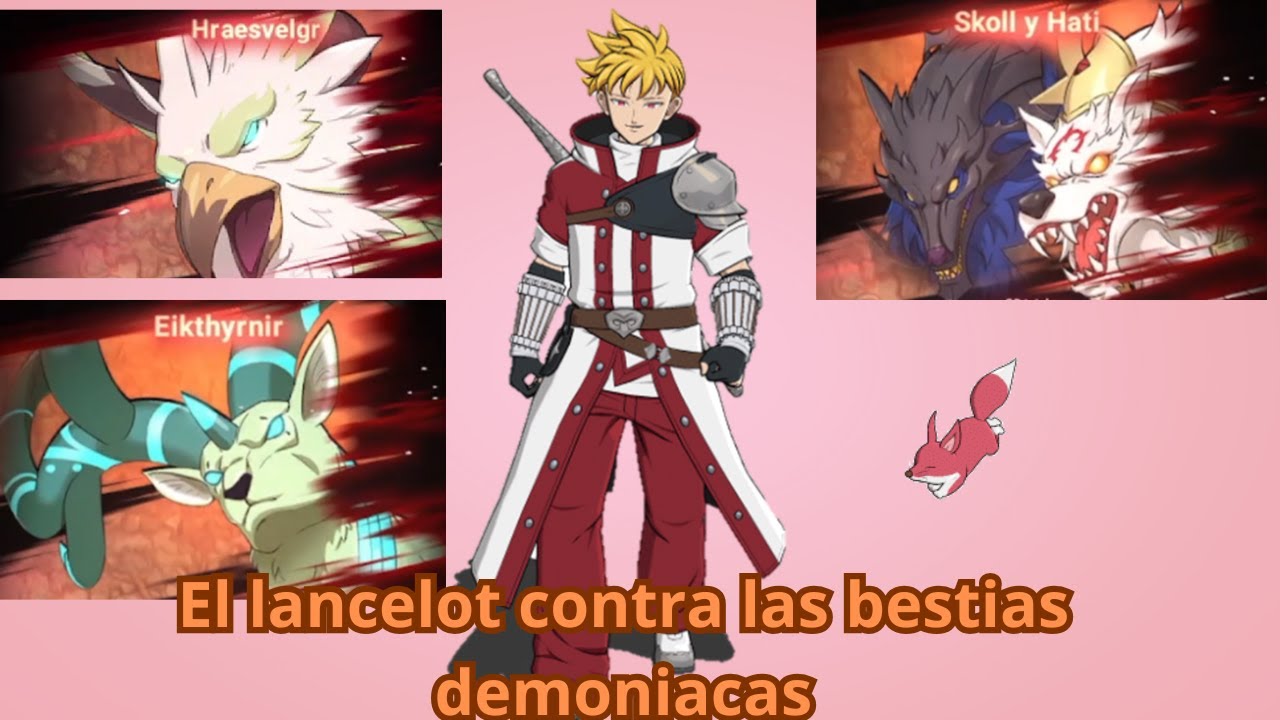 Probando al lancelot contra las bestias demoniacas! 
