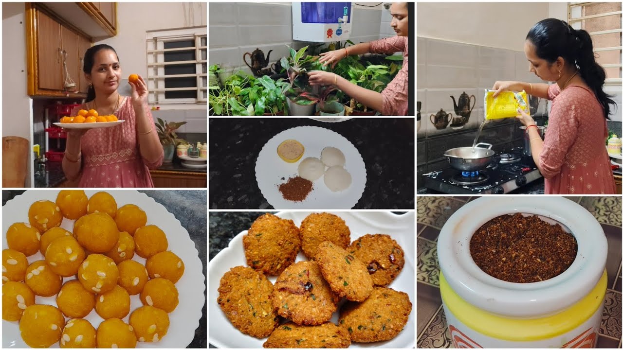  మనుషుల కంటే మొక్కలే బెటర్||వంట రాని వాళ్లు కూడా ఈజీగా చేసేలా motichur laddu, మసాలా వడలు, నల్ల కారం 