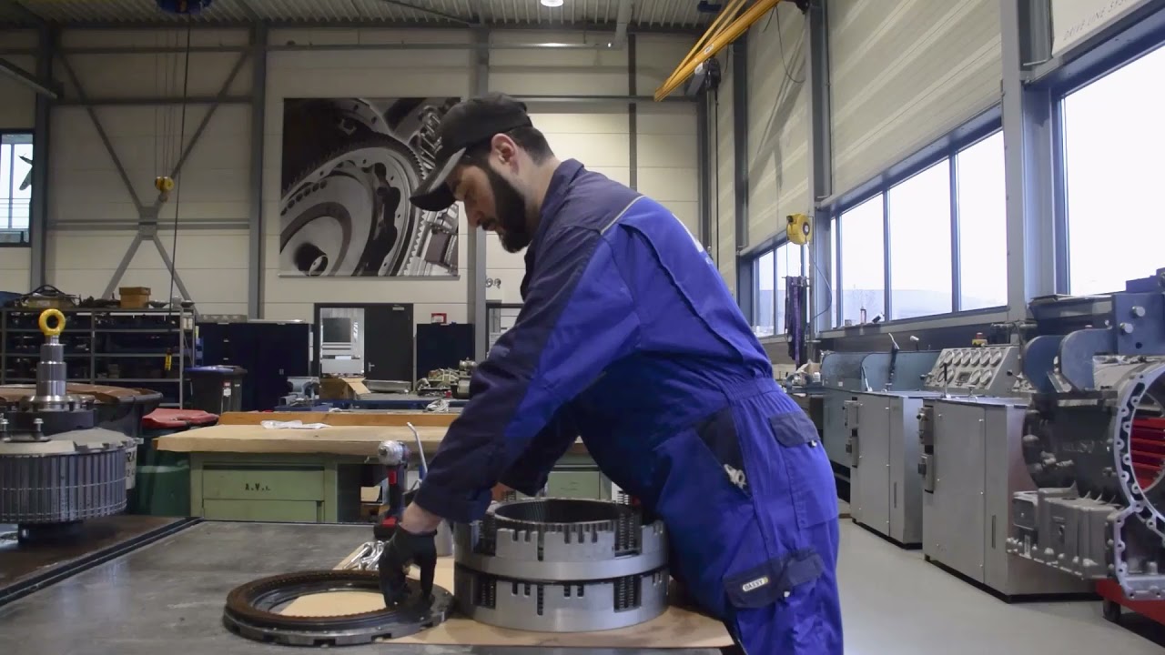Assembling C3-C4 clutch housing Allison transmission - full version