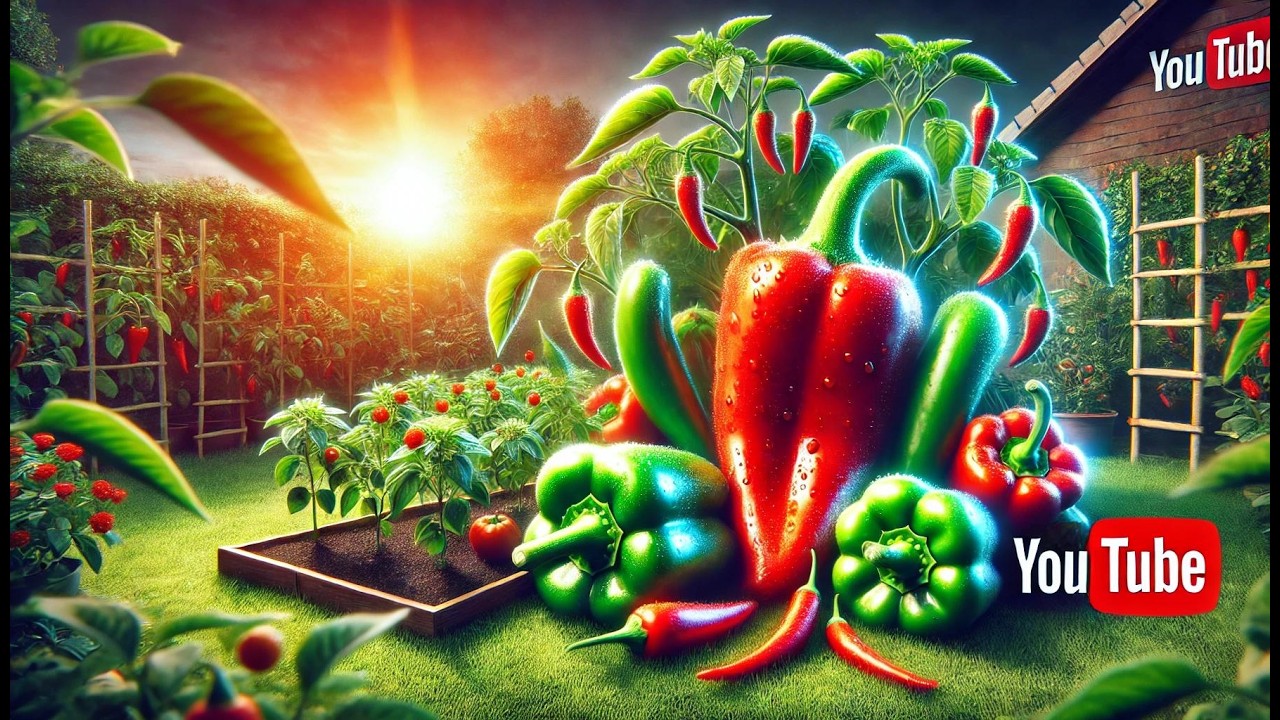 🌶️ Cultiver les Poivrons et les Piments : Du Semis à la Récolte [Guide Complet]