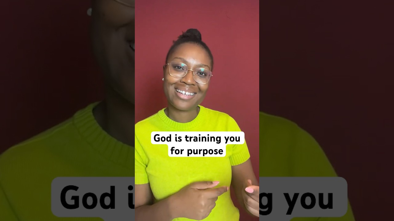 God is training you for 