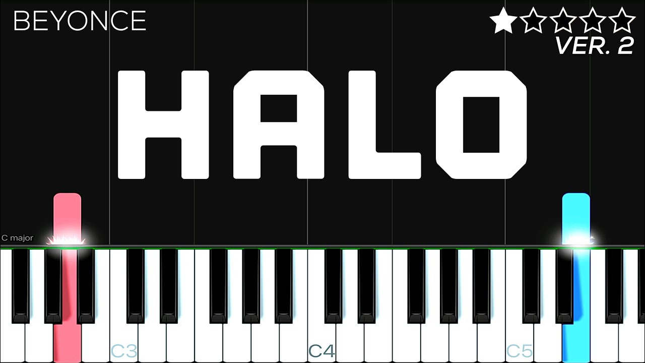 Beyonc&eacute; - Halo | EASY Piano Tutorial