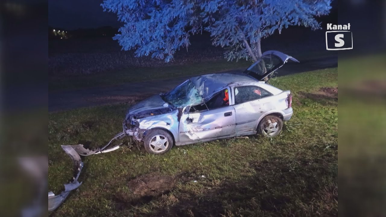 Wypadek drogowy w miejscowości Skrobów-Kolonia