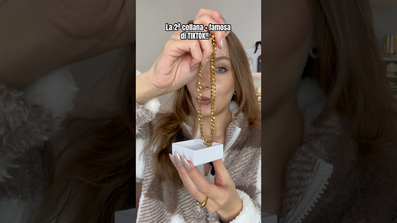 La 2&ordf; Collana + Famosa di TIKTOK!✨parte1 #viral #tiktok #shorts #haul #shopping #jewelry
