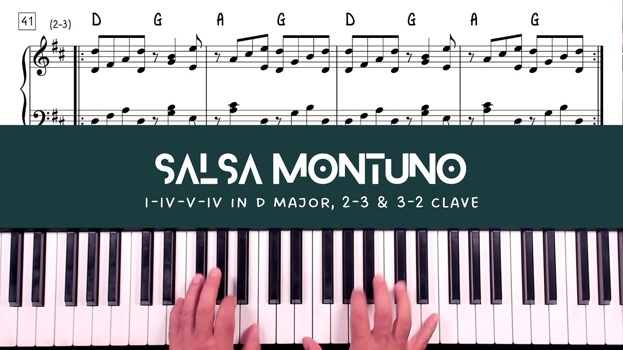 I-IV-V-IV Montuno in D Major