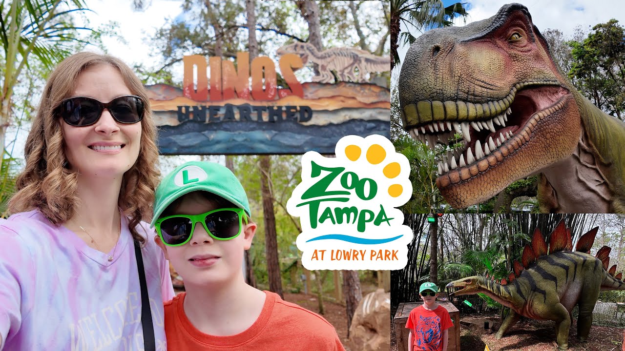 Dinos Unearthed at ZooTampa at Lowry Park & Full ZOO Tour 2025
