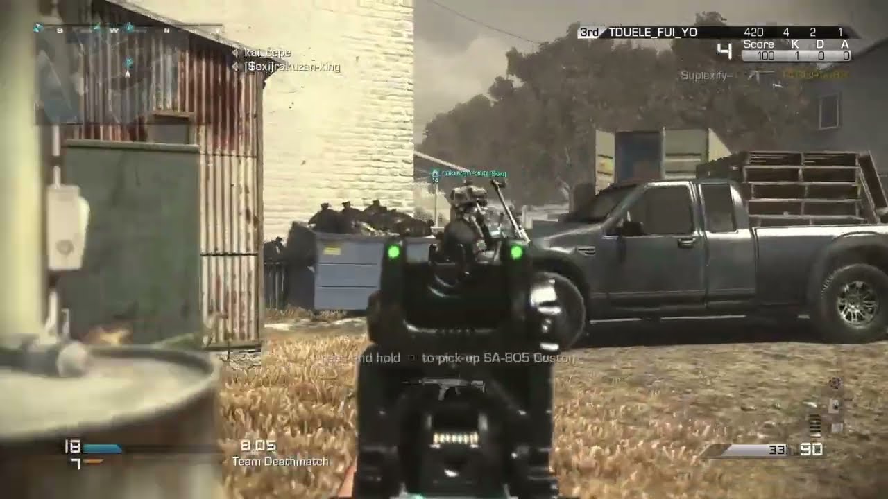 CoD Ghosts: When cJzssem and Wzckx-(OhKibs) was session joining me and cJzssem went 3-6 