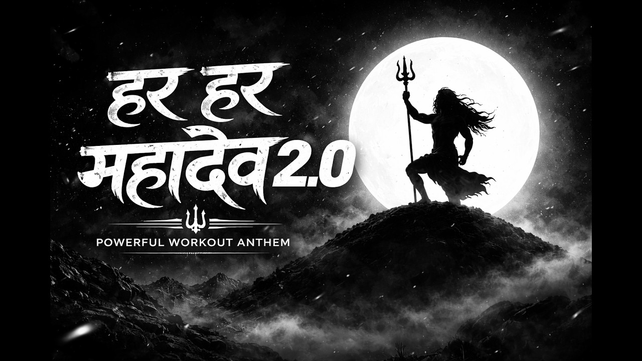 🔱 Har Har Mahadev 2.0 | Powerful Shiv Song | Mahadev Bhakti | Gym Motivation