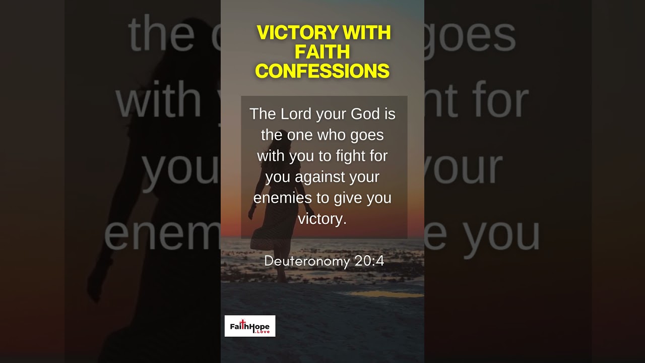 Secret to Victory with Faith Confessions -Your Daily Victory🙏✨#prayer #PowerPrayer #jesuslovesyou