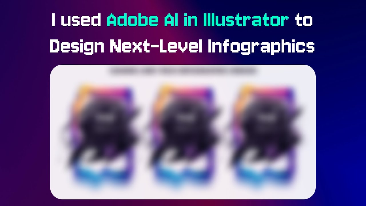 I used Adobe AI in Illustrator to Design Next-Level Infographics