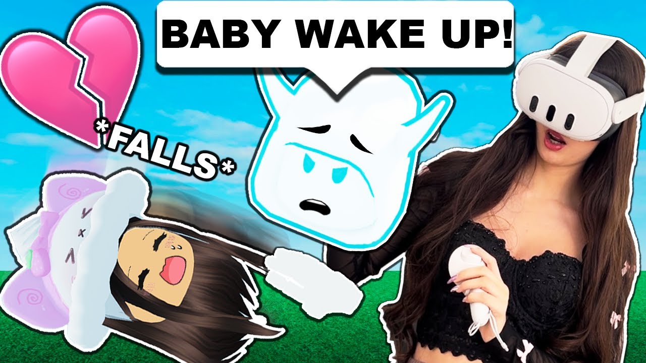I PASSED Out In Front Of My BOYFRIEND..😳 **PRANK**  (Roblox Vr hands)