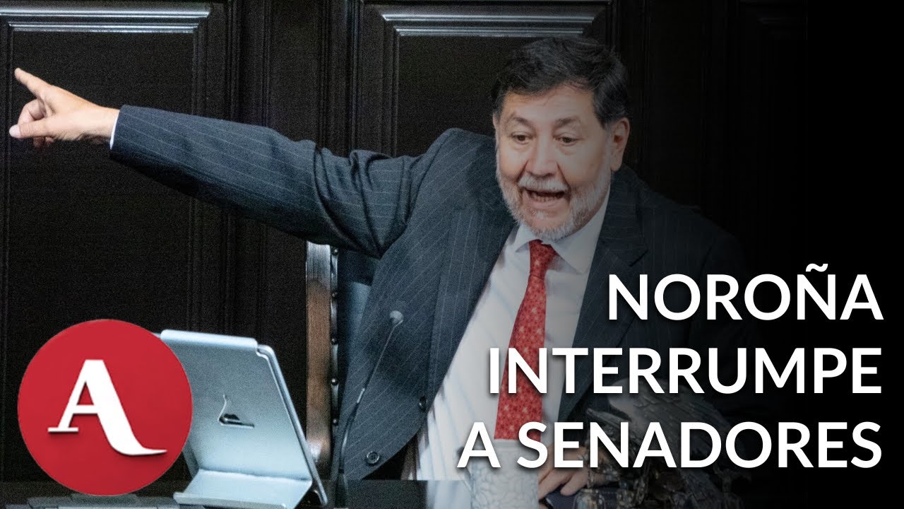 Noroña interrumpe a senadores que querían hablar de Adán Augusto y su exsecretario de Seguridad