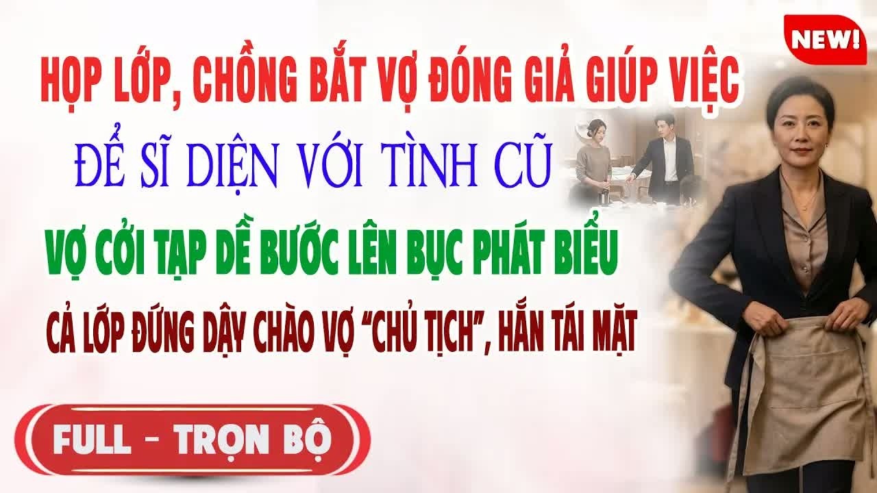 Buổi họp lớp tưởng chỉ là bữa tiệc bình thường, cho đến khi chồng ép tôi đóng tiền cho tình cũ khi