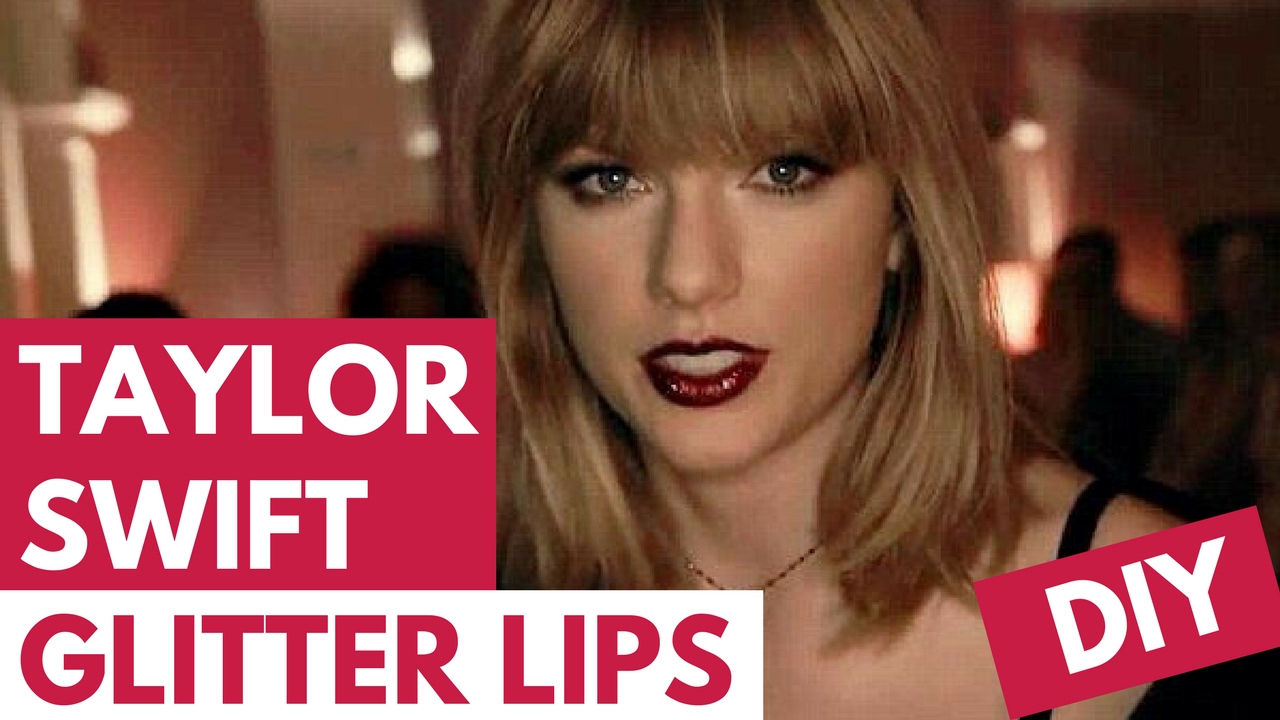 Taylor Swift GLITTER LIPS Tutorial! (TRY THE TREND) | Hollywire