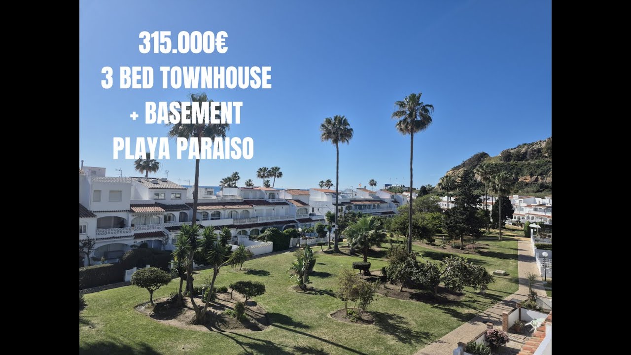 €307,000 3-Bedroom Townhouse with basement in Playa Paraíso | Beachside 1 min walk to beach.