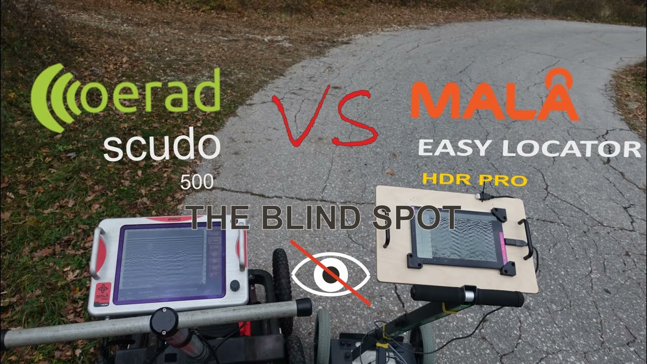 Mala GPR Vs Oerad GPR vs Blind Spot - ground penetrating radar test 20.11.2022
