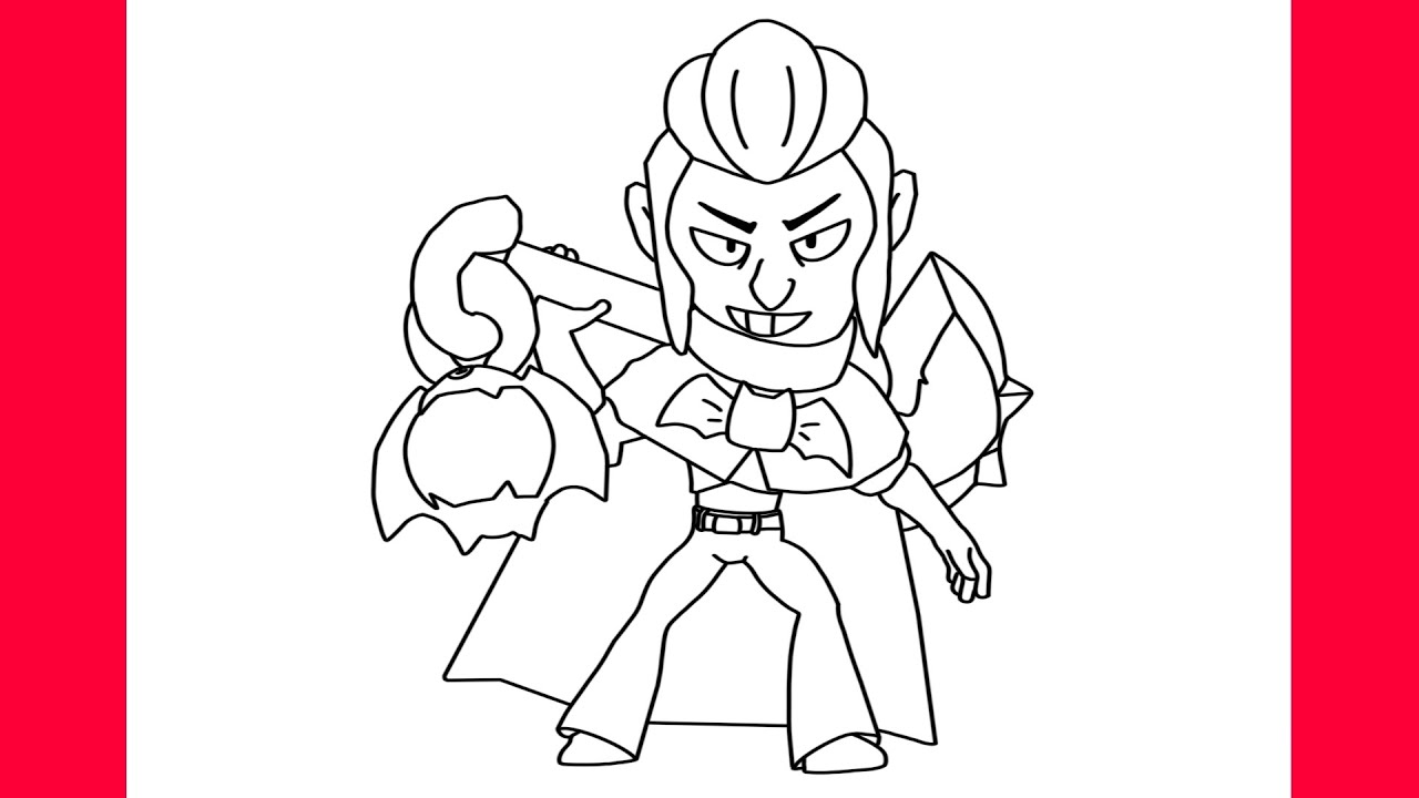 COMO DESENHAR MORTIS DO BRAWL STARS