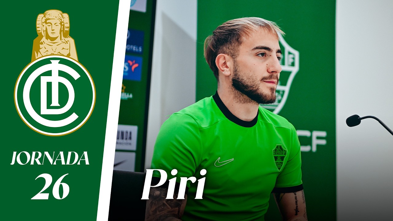 RUEDA DE PRENSA | Piri habla sobre el RSD Alcalá - Elche Ilicitano | Jornada 26