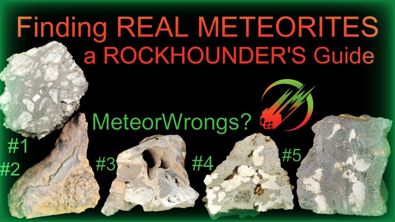 Руководство Rockhound: как найти настоящий метеорит ☄️ Rock ID MeteorWrong Советы Книги Инструменты