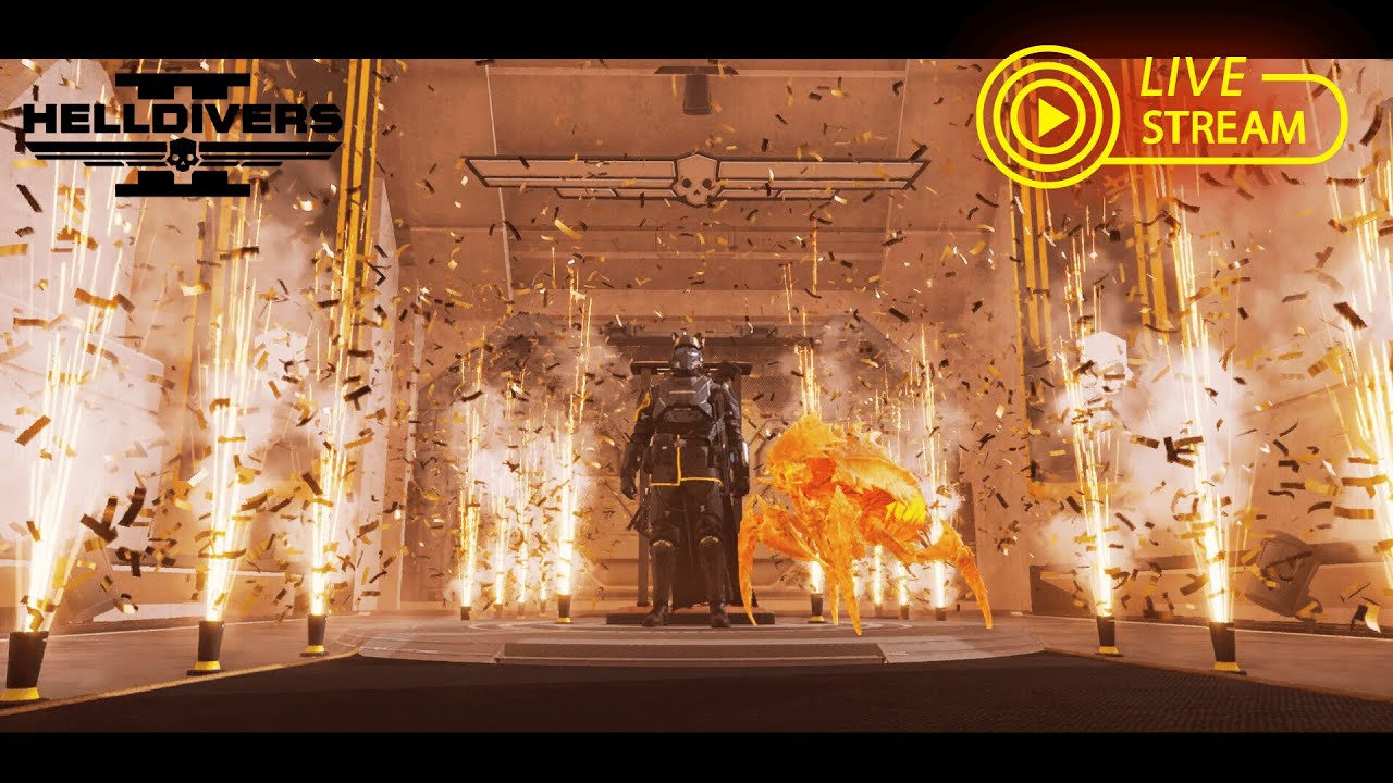 Helldivers 2 Stream LIVE | Chill Grind, Big Explosions, Cozy Vibes