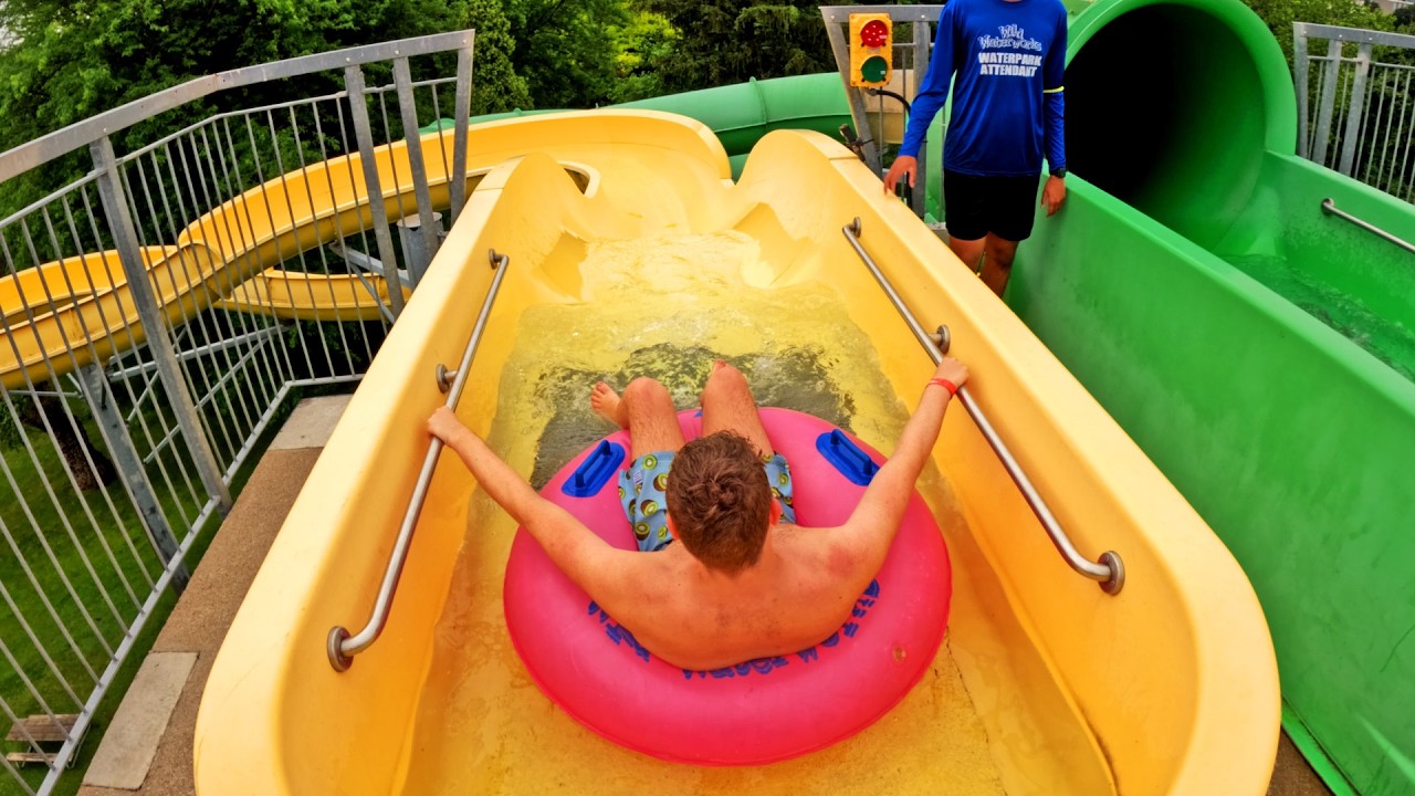 Sidewinder Waterslide at Wild Waterworks Hamilton ON, Canada