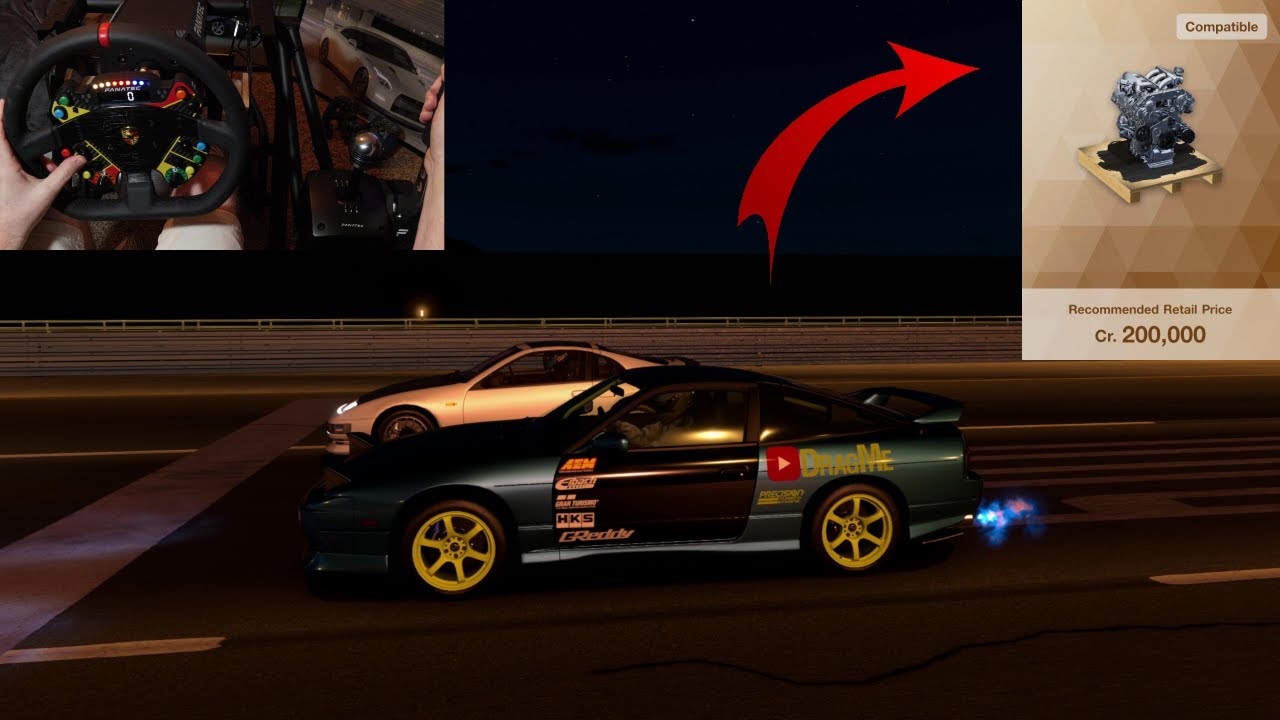 Gran Turismo 7 - VR38 Engine Swap in the 180sx is HARD to Handle! Full Build and Roll Racing! PS5 4K