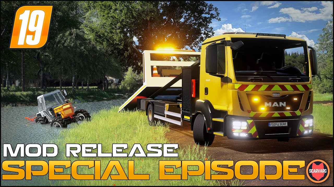 MAN TGM Car Transporter DOWNLOAD - MOD RELEASE ⭐ FS19 Les Plaines Ardennaises