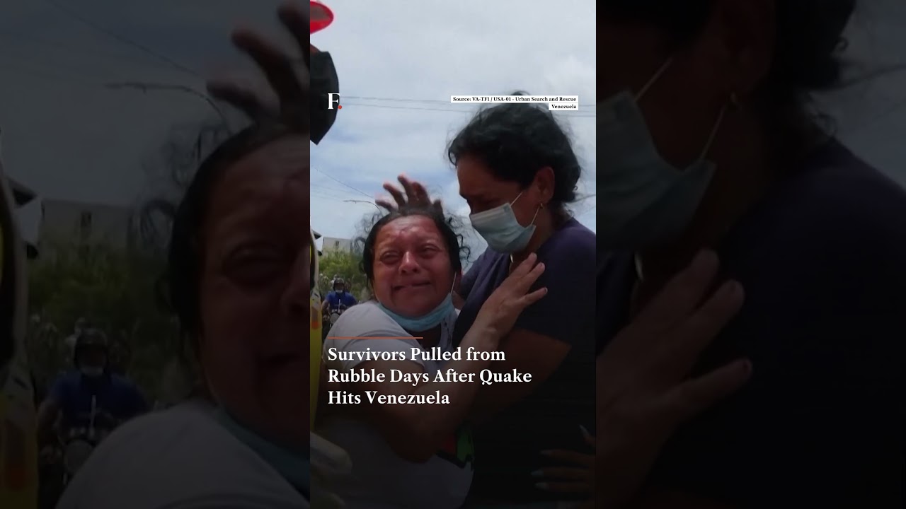 Survivors Pulled from Rubble Days After Quake Hits Venezuela | N18G