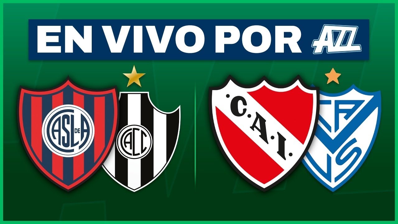 SAN LORENZO vs CENTRAL CÓRDOBA + INDEPENDIENTE vs VÉLEZ | TORNEO APERTURA EN VIVO con EQUIPO CEF
