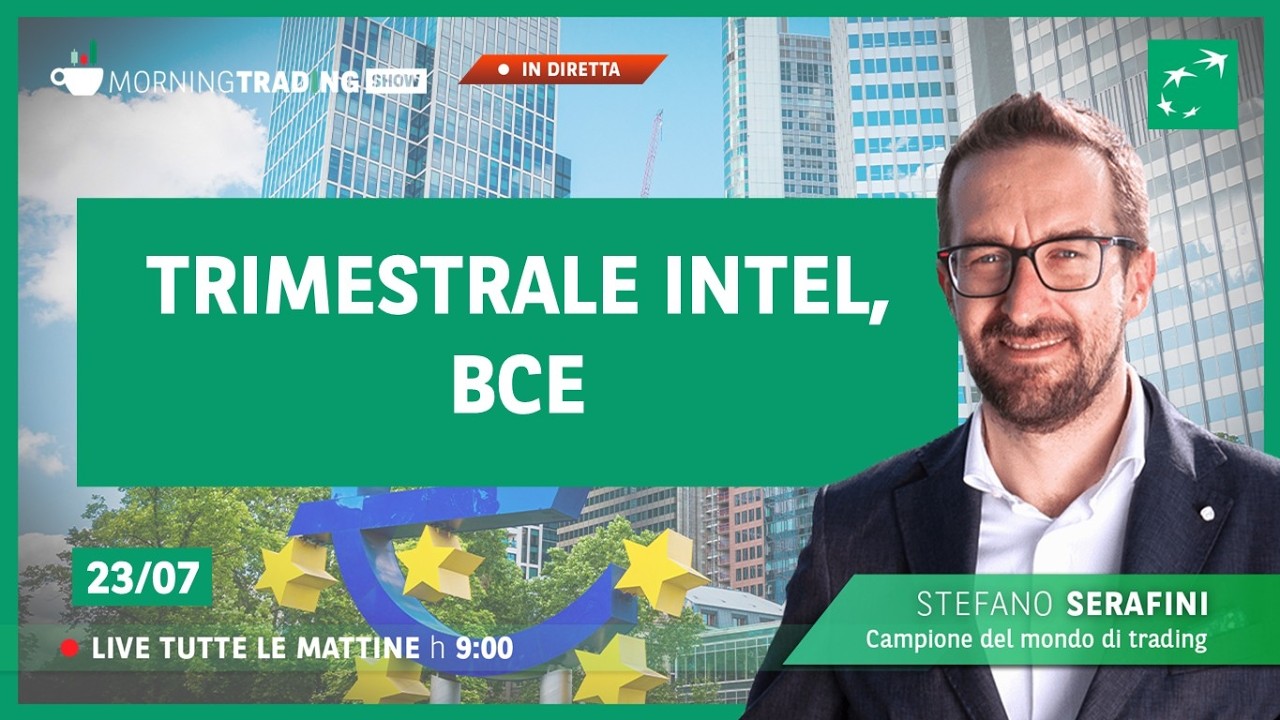 Trimestrale Intel, BCE - Morning Trading Show