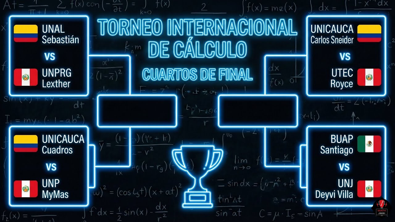 CUARTOS de FINAL del Torneo Internacional de CÁLCULO Universitario (2025)