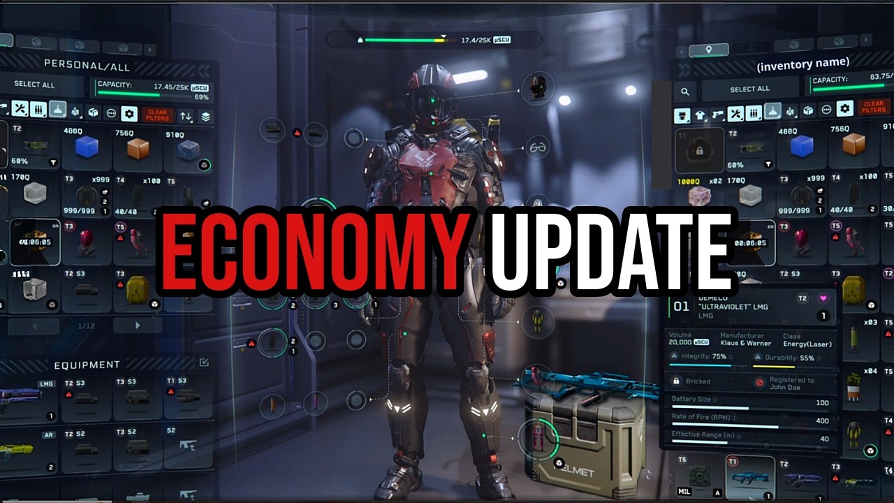 Star Citizen's Economy Plans Unveiled: Inventory Overhaul & Earning Loot