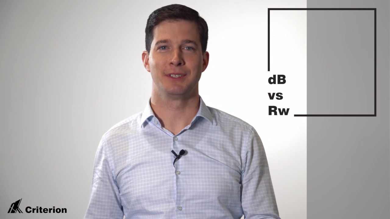 What is a dB vs an Rw?
