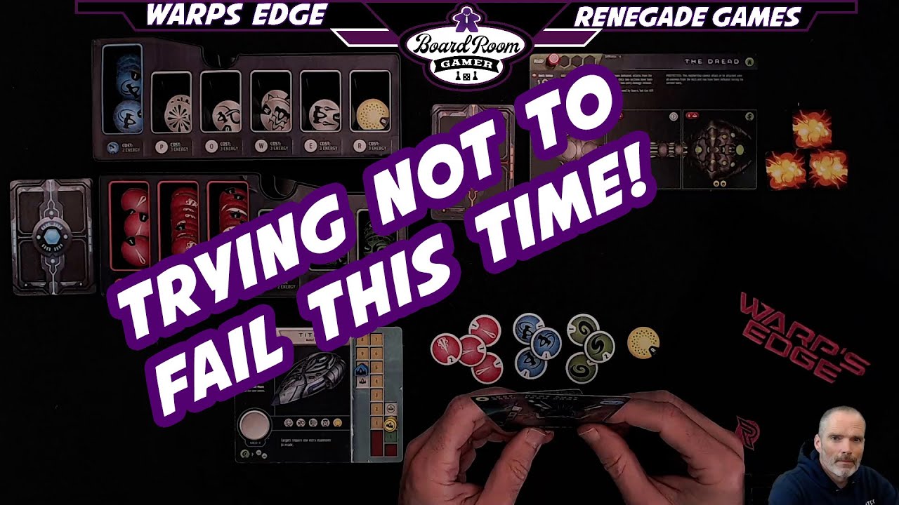Warps Edge will I fail the galaxy yet again? Solo game Renegade Games