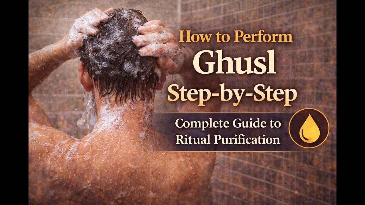 How to Perform Ghusl Step-by-Step | The Prophetic Method