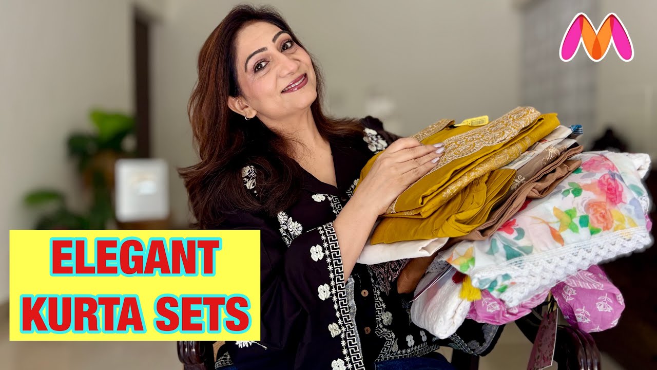 Classy & Elegant Kurta Sets With Dupatta Haul | Myntra Special Thehopestory