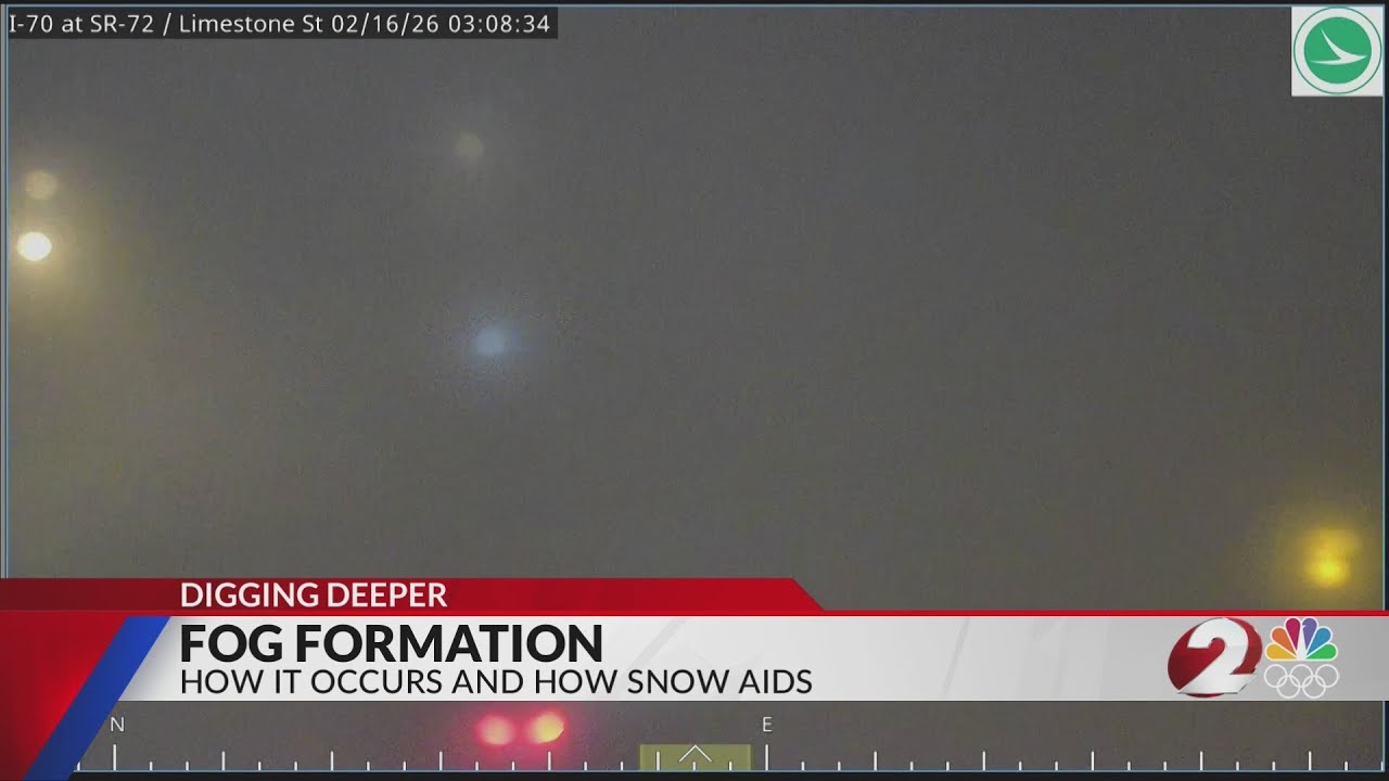 How snow and rain help the formation of fog