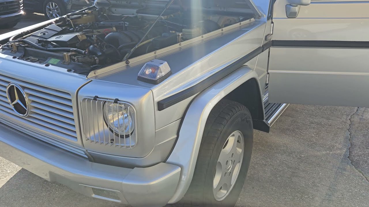 1996 Mercedes G320 interior and engine start