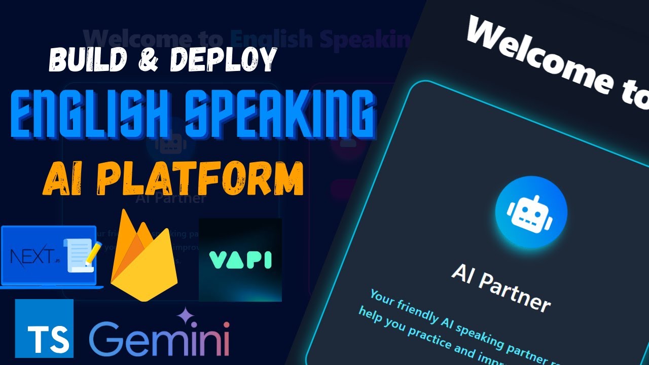 Build an AI English-Speaking Friend App || Next.js, Tailwind, Gemini