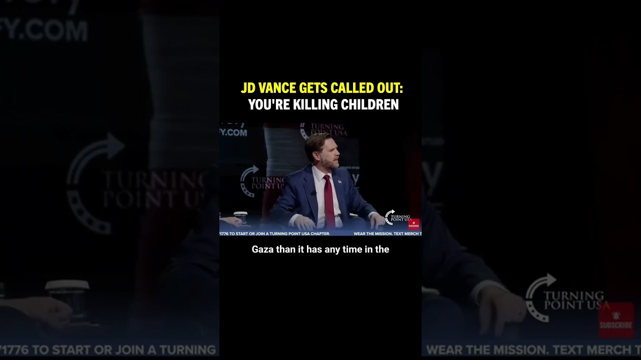 Джей Ди Вэнса освистали на мероприятии TPUSA: &laquo;Вы убиваете детей!&raquo;