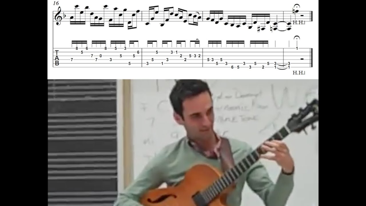Julian Lage - Practicing Scales Masterclass (Transcription)