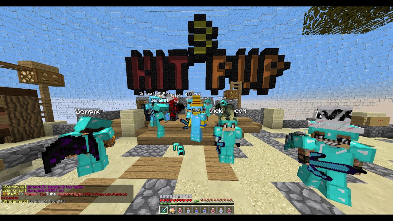 Mestermc MesterGaming Kitpvp3 2.rész Itt a nagy PVP!!!!!