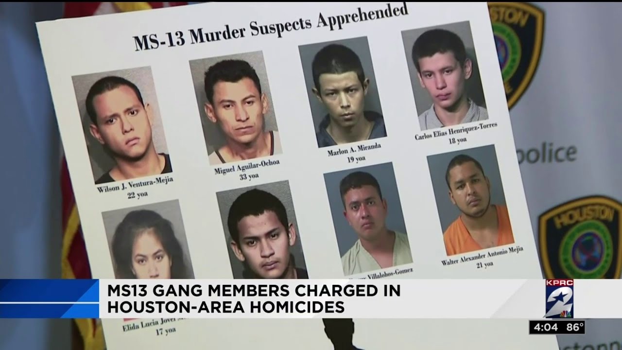 MS13 gang members charged in Houston-area homicides