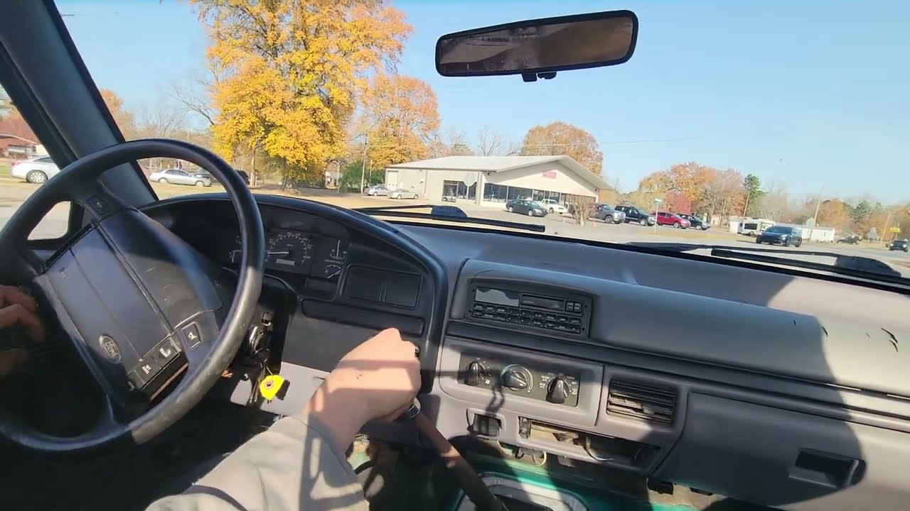 Ford OBS, скорость на трассе. (4,9 л, рядный 6-цилиндровый двигатель / 5-ступенчатая механическая...
