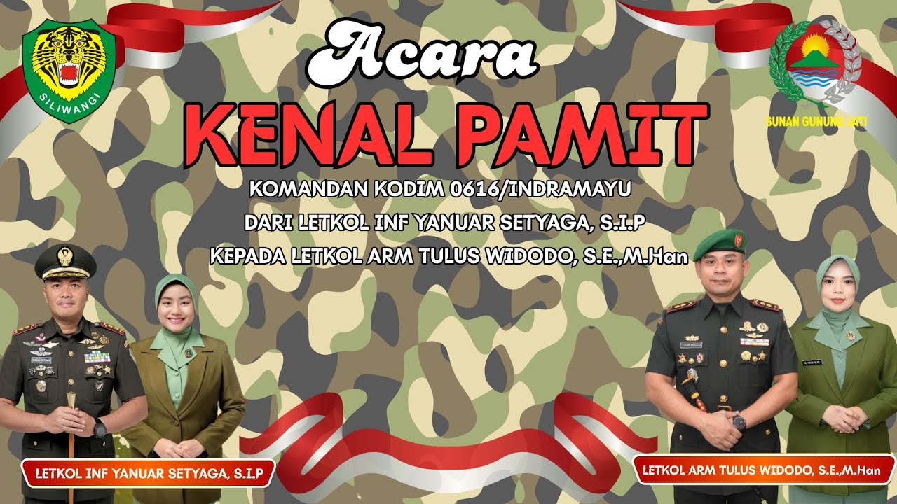 LIVE ACARA KENAL PAMIT KODIM 0616 INDRAMAYU TAHUN 2025