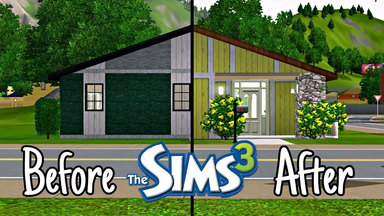 The Sims 3 Перестройка стартового дома  /  starting house remodeling  / The Sims 3